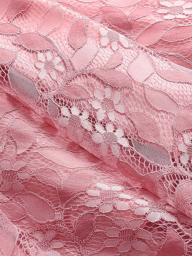 Women's Midi Dress Lace Dress Cocktail Dress Wedding Guest