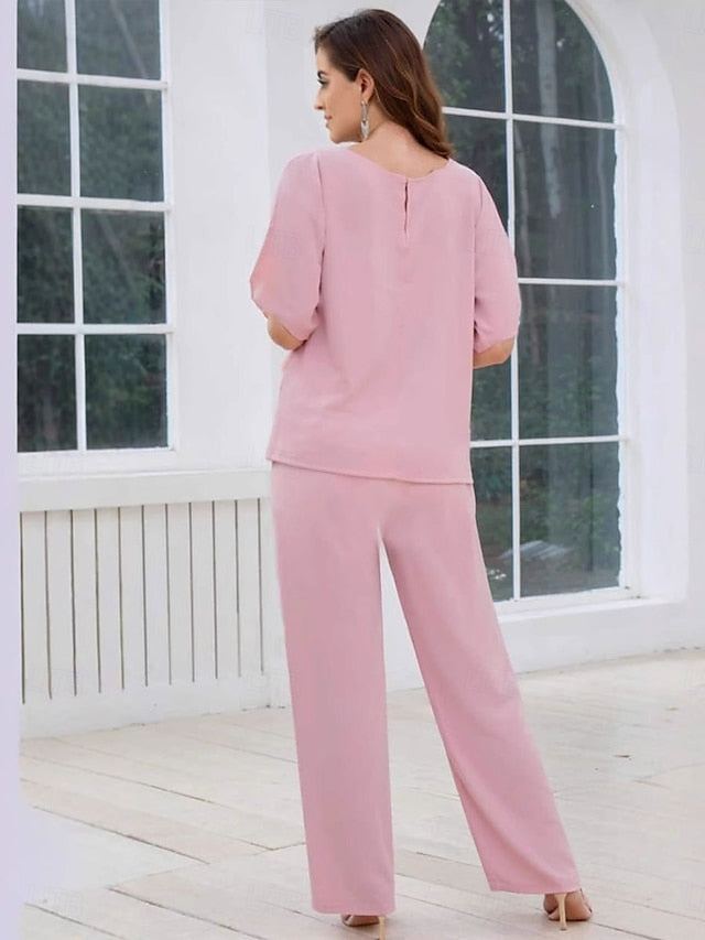 the Mother Bride of Dress Guest Pantsuit Simple Elegant Wedding