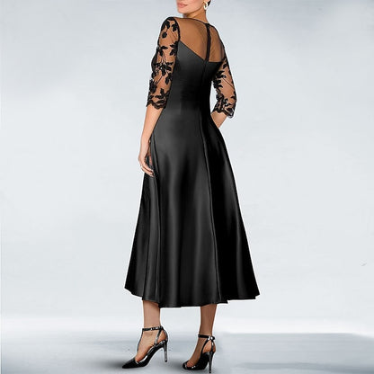 Dress Dresses A-Line Knee Elegant Wedding Formal Guest Cocktail