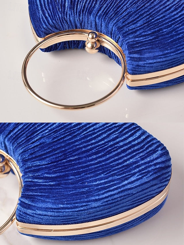 Red – Elegant Handbag Women's Christmas Velvet Party