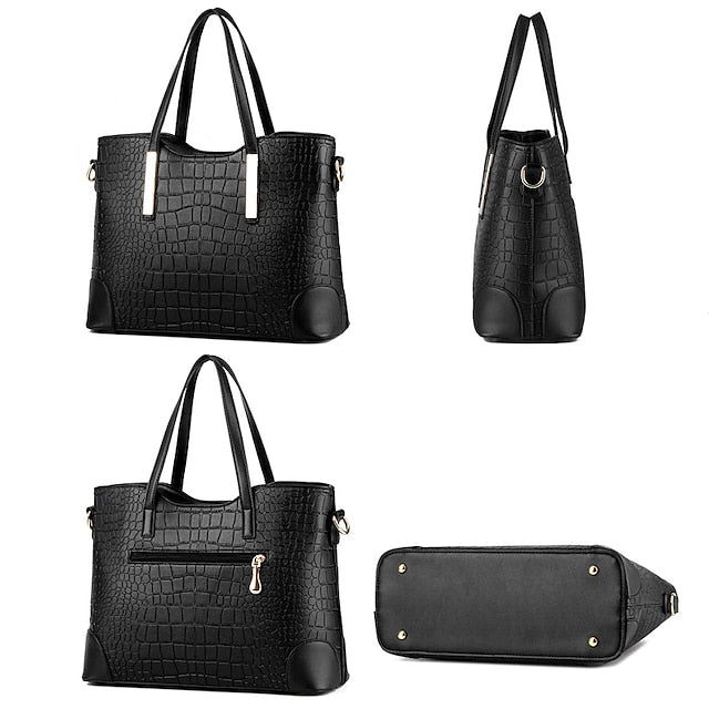 Boston Schultertasche PU Handtasche Damen Crossbody
