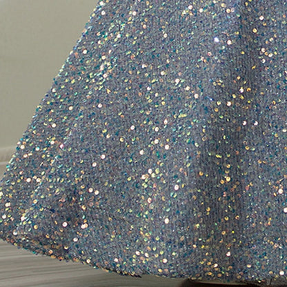 Girl Party Flower Dress Girls' Evening Gown