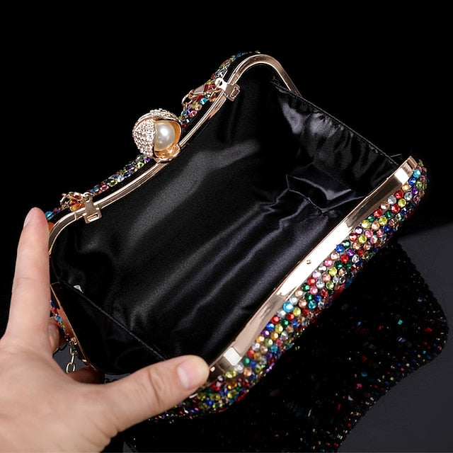 Multicolor Women's Wedding Rhinestone Shoes Heel High with