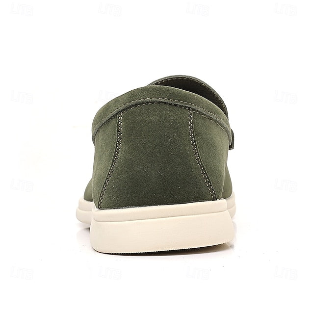 Loafers – Slip-On Faux Casual Blue Men's Light Breathable