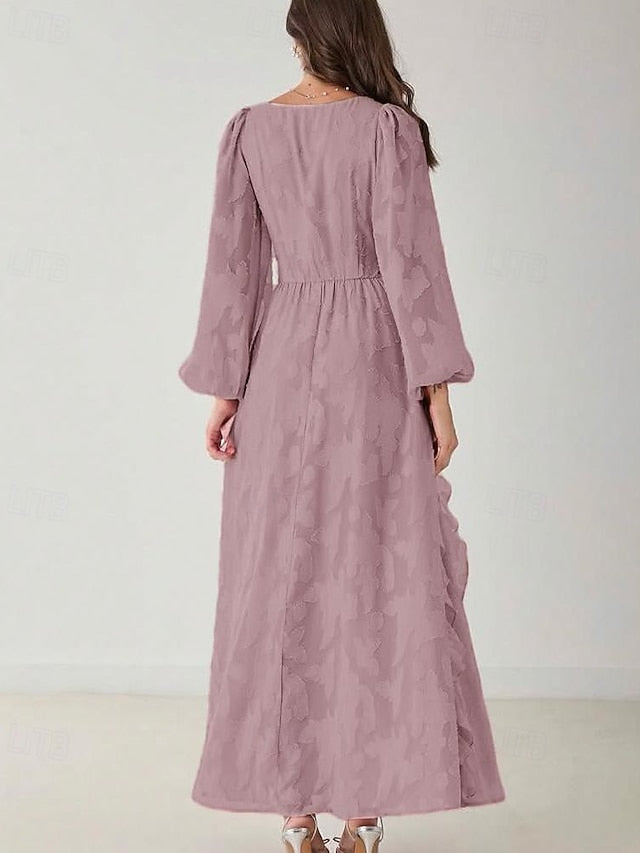 Bride Minimalist of the Mother Simple V A-Line Elegant Dress