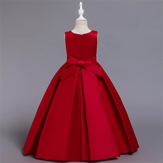 Girls' Flower Girl Dress Evening Party Gown