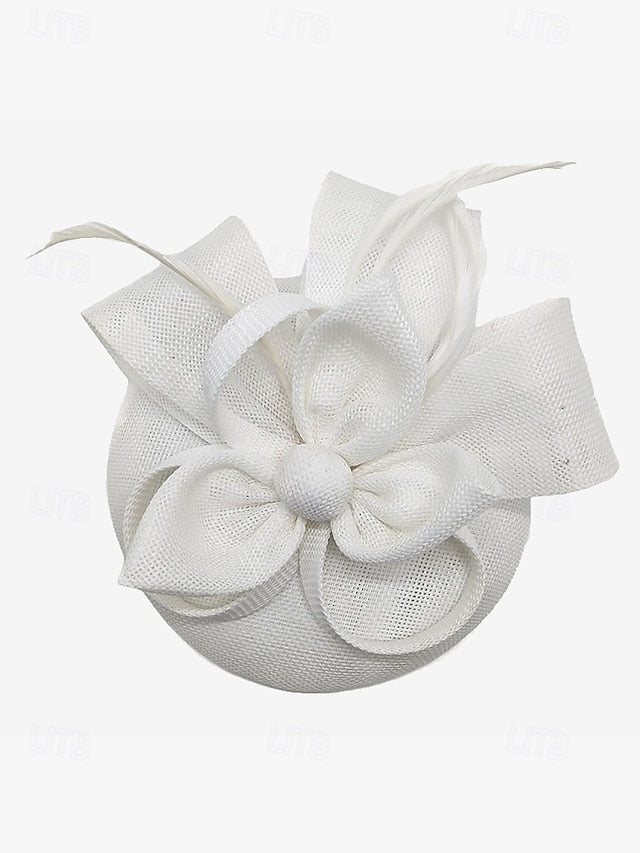 and Feather with Green Hat Fascinator Accents Women's Bow