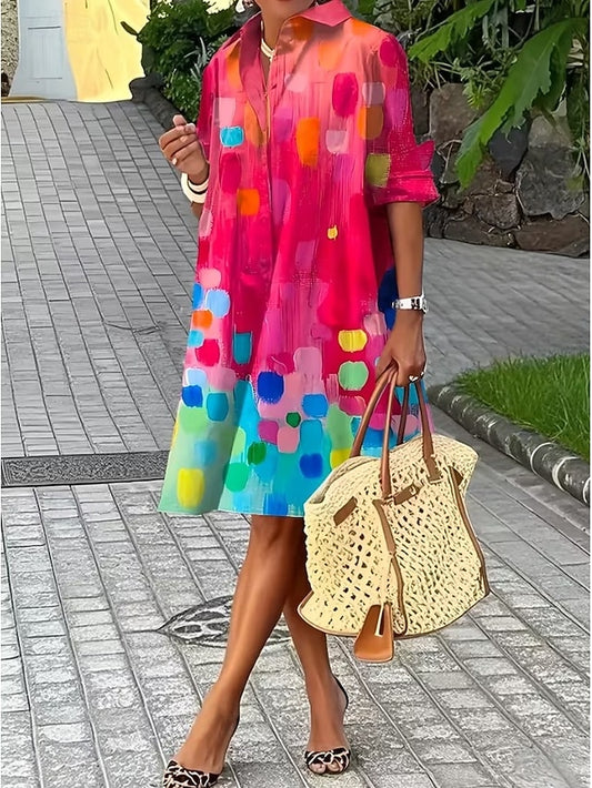 Women's Midi Dress T Shirt Dress Tee Dress Vacation