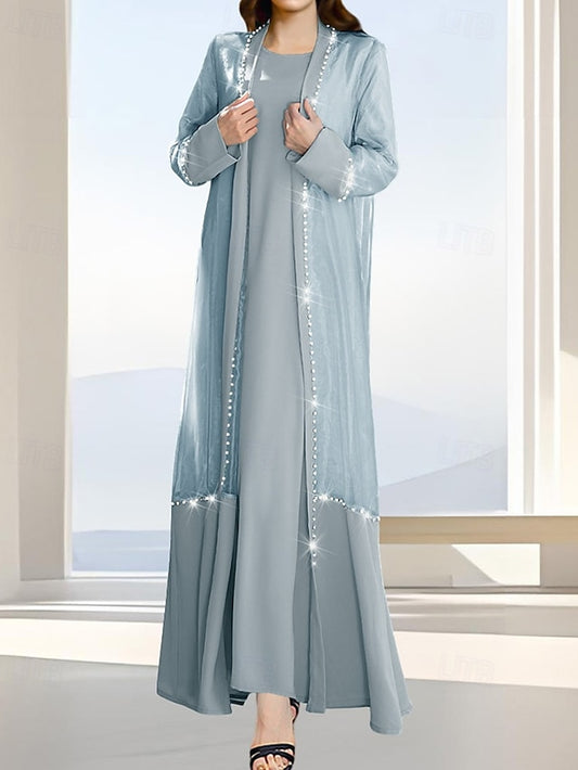 of Elegant Piece Bride Formal Mother A-Line Two the Simple Dress