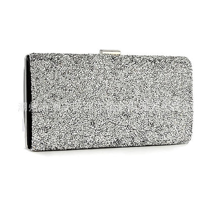 Women's Clutch Glitter Silver