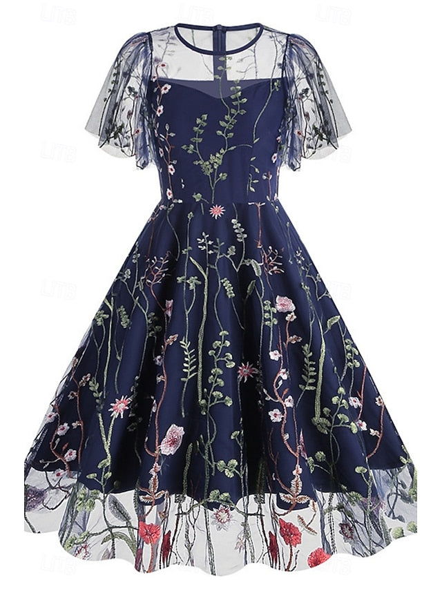 Women's Mini Dress A Line Dress Tulle Dress Elegant Party