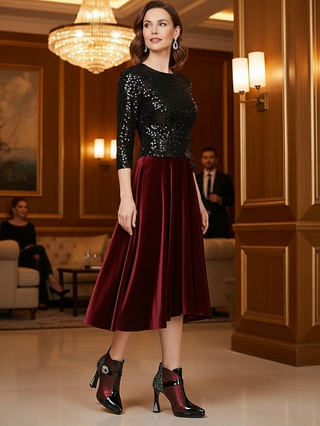 Glitter Women's High Boots Heel Ankle