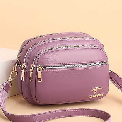 Ledertasche Dome Crossbody Schultertasche PU Damen