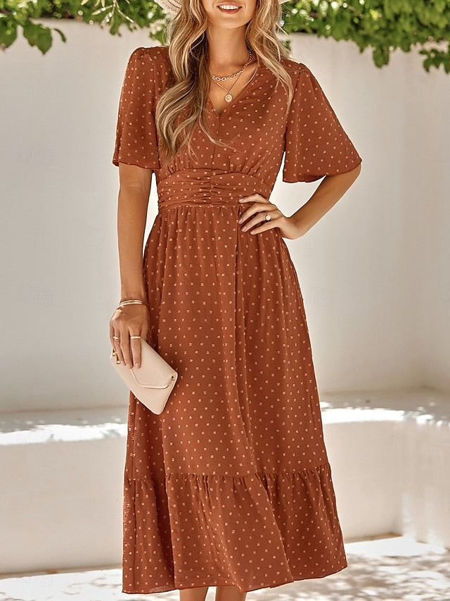 Women's Midi Dress A Line Dress Summer Dress Casual Daily