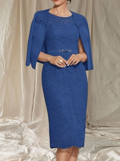 the Two Dress / Bride of Mother Wedding Sheath Piece Column