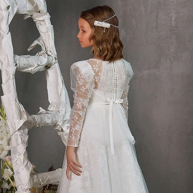 Formal Dress Girl Flower Princess First Gown Girls'