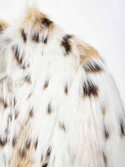 Furs Women's Fur Warm Coat Faux Leathers Comfortable