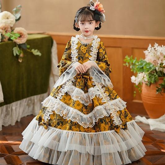 Rococo Dress Masquerade Party Gothic Costume Vintage Inspired