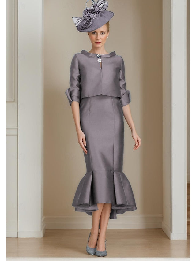 Piece the Dress Formal Wedding Mother Bride Mermaid Guest Two of