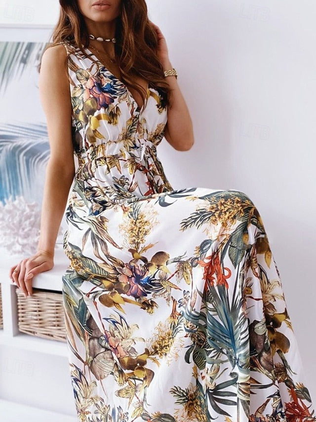 Women's Long Dress Maxi Dress Floral Dress Print Dress