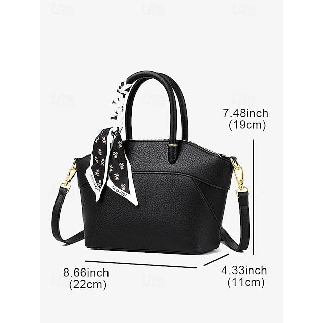 Daily Holiday Handbag Bag Women's Office PU Leather Bucket