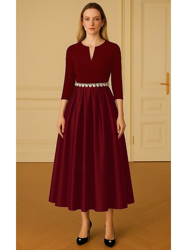 Dress Formal Tea Cocktail A-Line Wedding Elegant Dresses