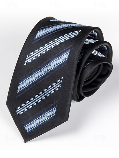 Men's - Tie Narrow Stripe Positioning 6cm Pattern