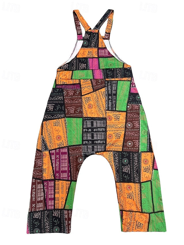 Women's Normal Jumpsuit Casual Floral Sleeveless U Neck