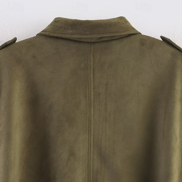 Casual Comfortable Pocket Jacket Women's Warm Zipper