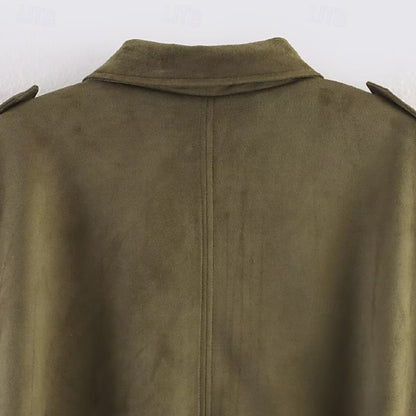 Casual Comfortable Pocket Jacket Women's Warm Zipper