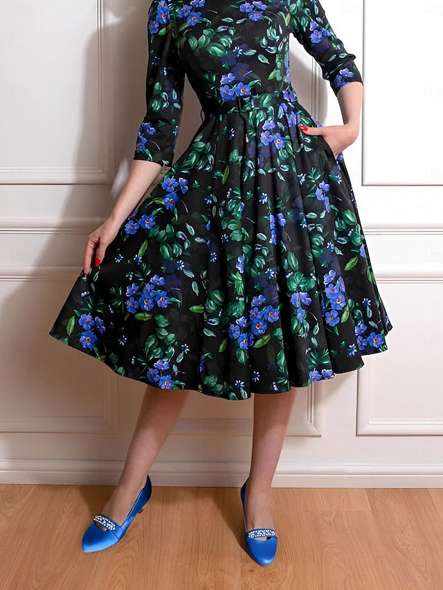 Kitten Blue Rhinestone Women's Satin Heels with