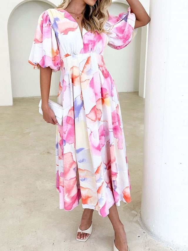 Women's Maxi Dress A Line Dress Casual Outdoor Going out