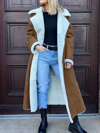 Jacket Breathable Pocket Fleece Teddy Women's Coat Warm