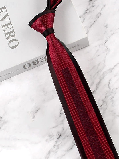 with Classic Necktie Men's Polyester Pattern