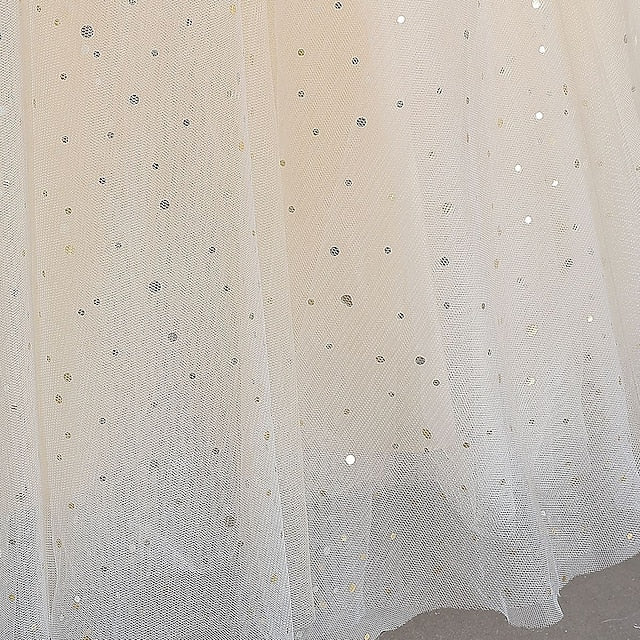 Girls' Color Dress Kids Flower Girl Half Solid Party