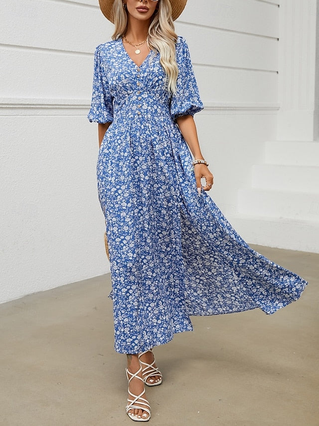 Women's Maxi Dress A Line Dress Vacation Casual Outdoor