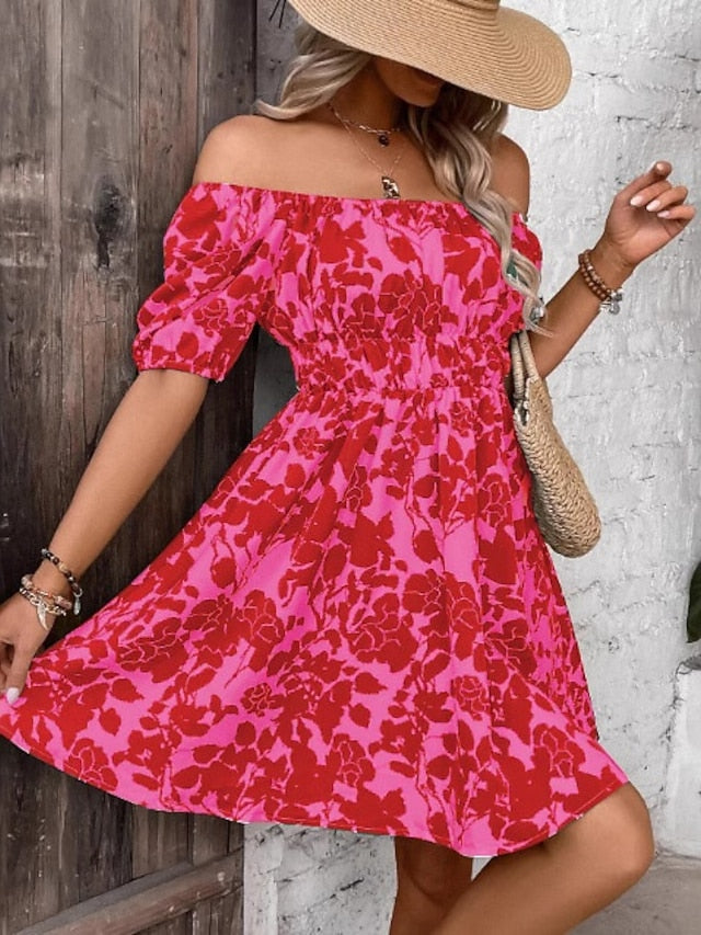 Women's Mini Dress A Line Dress Casual Outdoor Going out