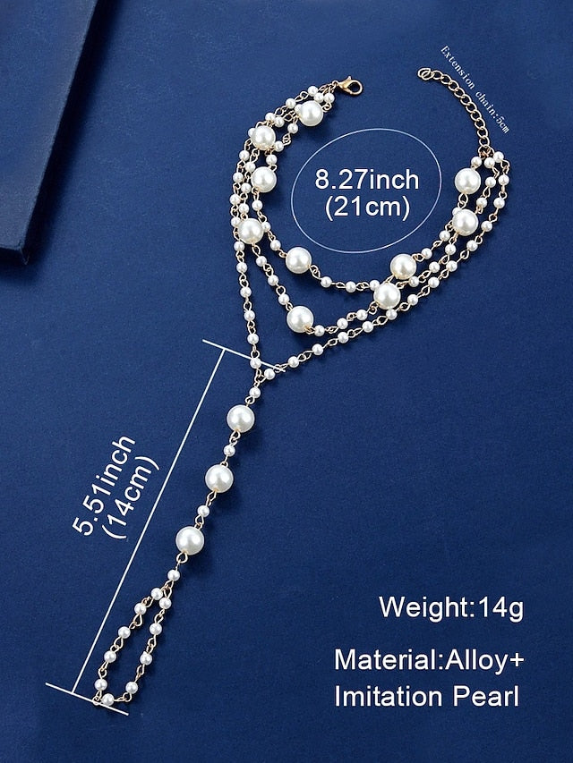Foot Elegant Pearl – Ankle Bracelet Women's Chain