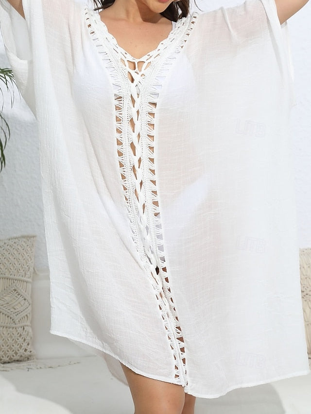 Women's Swimwear Cover Up Swim Dress Rash Guard Swimsuit