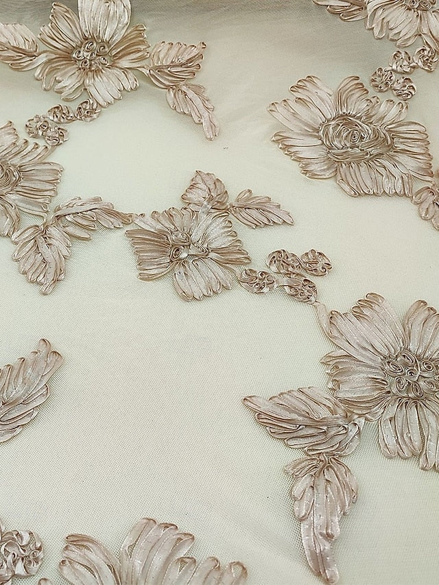 of the Dress Bride Floral Piece Embroidered Lace Two Mother