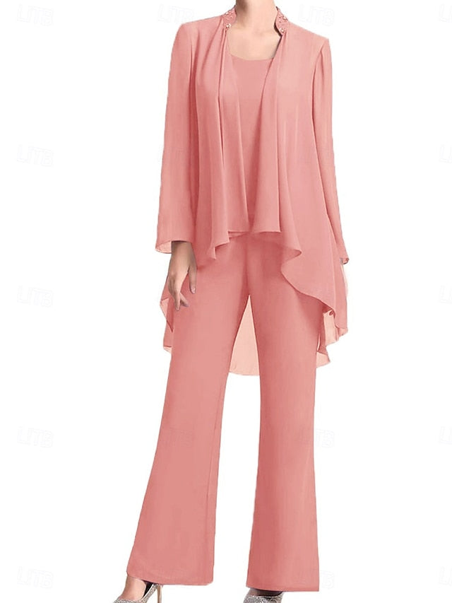 Elegant Bride Pantsuit Dress the of Wedding Simple Guest Mother