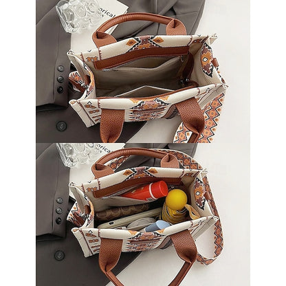 – Ethnic Bag Vintage-Inspired Women's Tote Print Boho