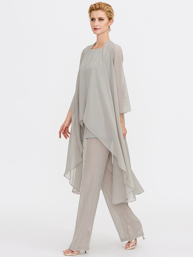 Beach of 3 Wedding Piece Bride the Mother Pantsuit