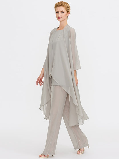 Beach of 3 Wedding Piece Bride the Mother Pantsuit