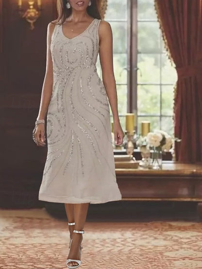 Piece A-Line Two Wedding the Mother Dress of Beach Formal Bride