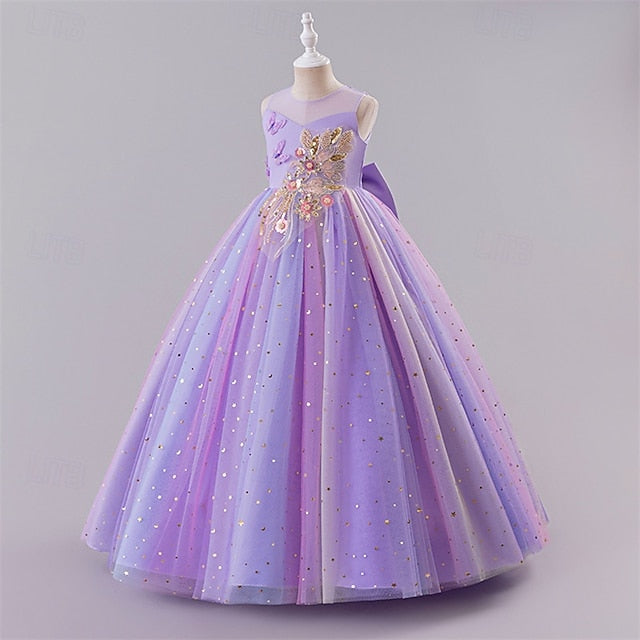 Dress Girls' Kid's Girl Flower Princess