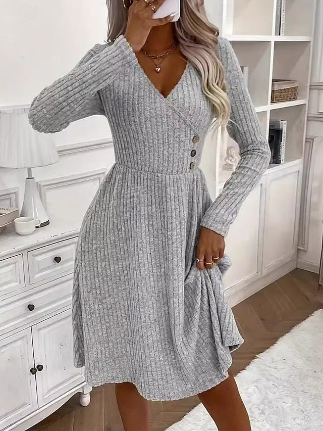 Women's Mini Dress Vintage Dress Jumper Dress Formal Formal