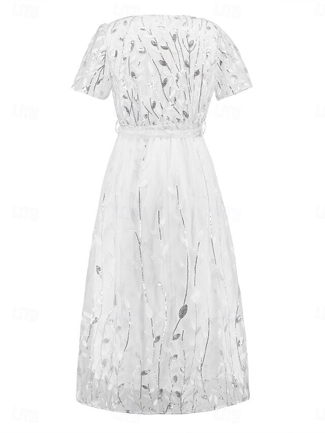 Women's Midi Dress A Line Dress Tulle Dress Elegant Party