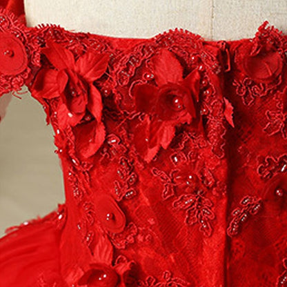 Girl Girls' Princess Party Flower Dress