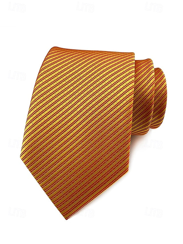 tie Men's striped satin